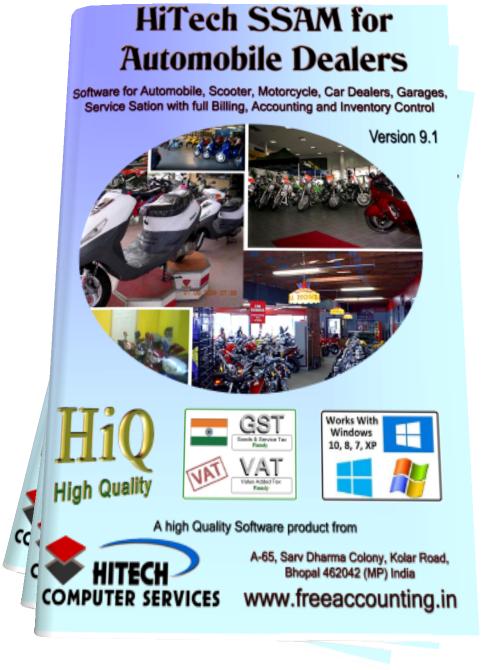 Two wheeler showroom management system project documentation, CRM Automation Software , Garage, automotive accounting, two wheeler sales software, Job Card Software Free Download, Free Software Download, Software Development, Web Designing, Hosting, Accounting Software, Visit HiTech Computer Services Bhopal, Automobile Software, We develop web based applications and Financial Accounting and Business Management software for Trading, Industry, Hotels, Hospitals, Supermarkets, petrol pumps, Newspapers, Automobile Dealers etc…