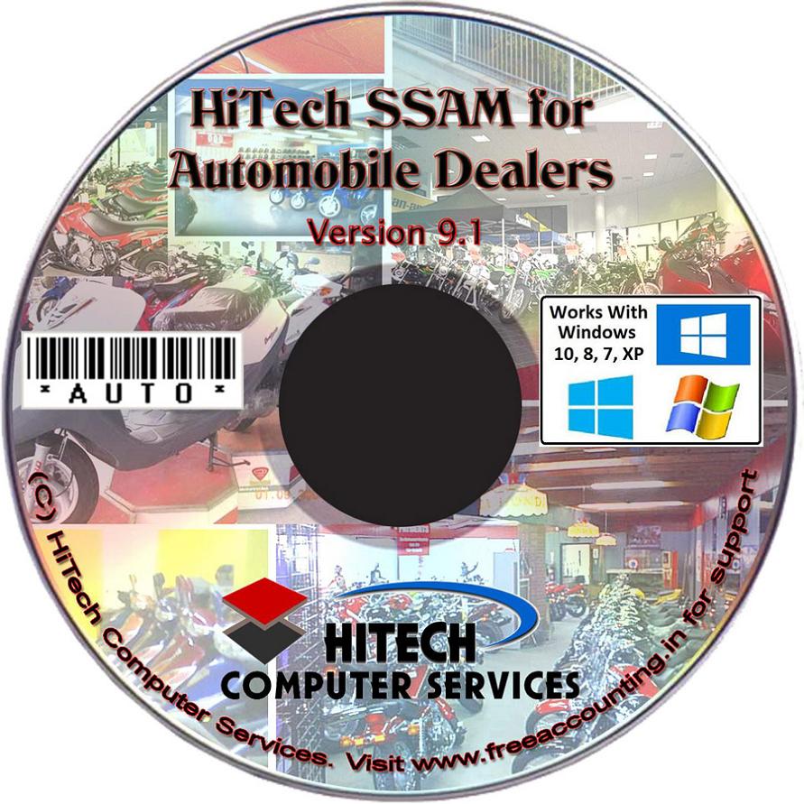 Accounting software services, automotive repair manual software, automotive management software, Car Dealership Management Software , two wheeler sales software, automotive accounting, Garage, Car Mechanic Software, Car Sales Software, Promote Business Accounting Software and Earn Money, Vehicle Sales and Service Management Software, Automobile Software, Resellers are offered attractive commissions. International Business. Visit for trial download of Financial Accounting software for Traders, Industry, Hotels, Hospitals, petrol pumps, Newspapers, Automobile Dealers, Web based Accounting, Business Management Software